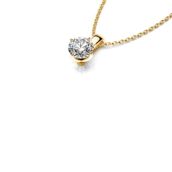 Zlatý náhrdelník s diamantmi Mileva