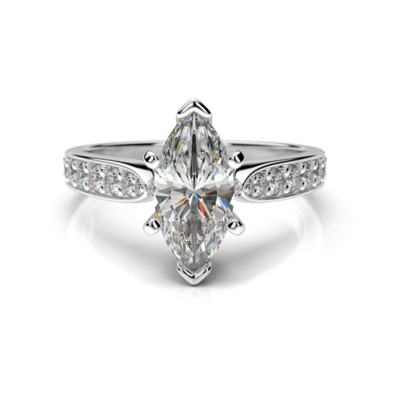 Diamantový zásnubný prsteň Stela Marquise