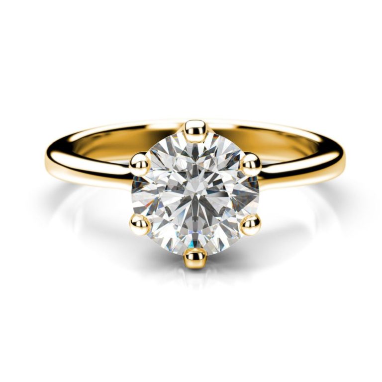 Diamantový prsteň Zira Round