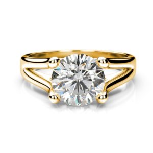 Diamantový zásnubný prsteň Vix Round