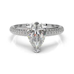 Zásnubný prsteň s diamantom Meissa Pear