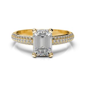 Zásnubný prsteň s diamantom Meissa Emerald