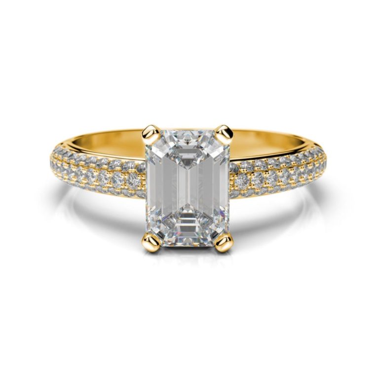 Zásnubný prsteň s diamantom Meissa Emerald