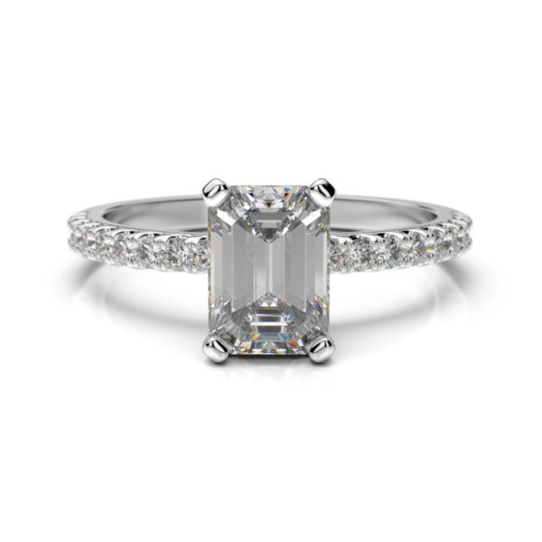 Prsteň s diamantom Ela Emerald