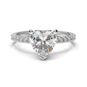 Diamantový zásnubný prsteň Ela Heart