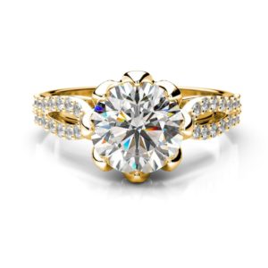 Diamantový zásnubný prsteň Floris Round