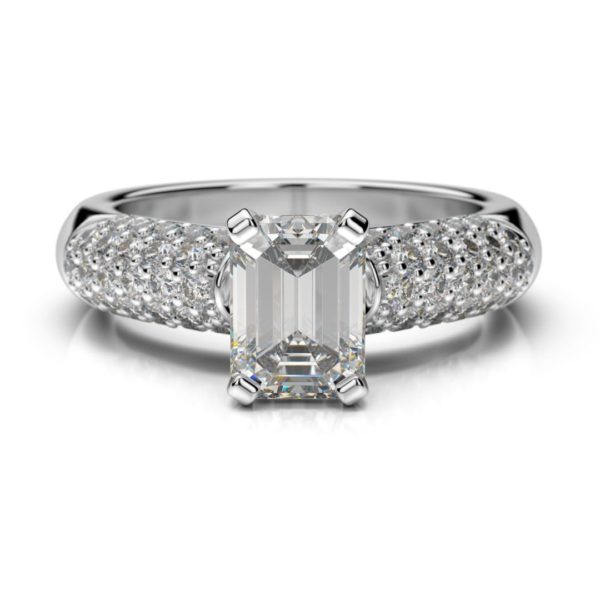 Diamantový zásnubný prsteň Orion Emerald