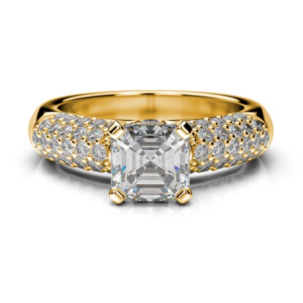 Diamantový zásnubný prsteň Orion Asscher