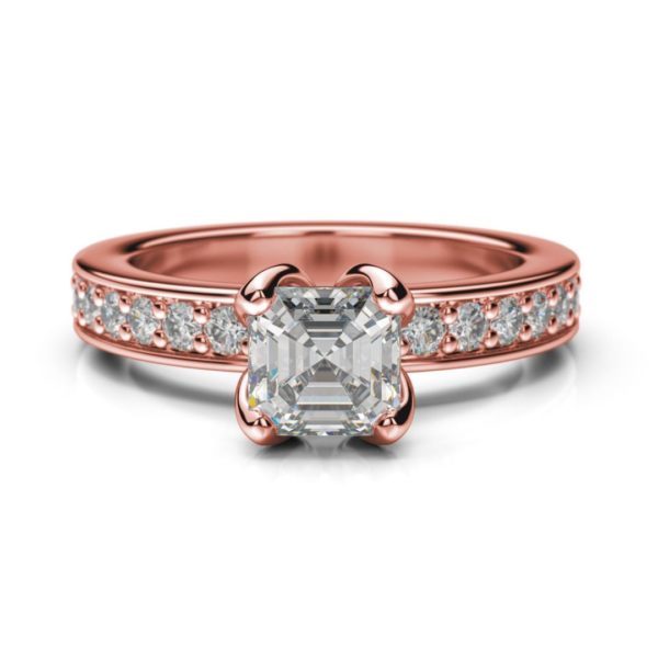 Zásnubný prsteň s diamantom Iris Asscher