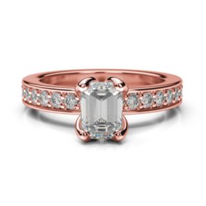 Diamantový prsteň Iris Emerald