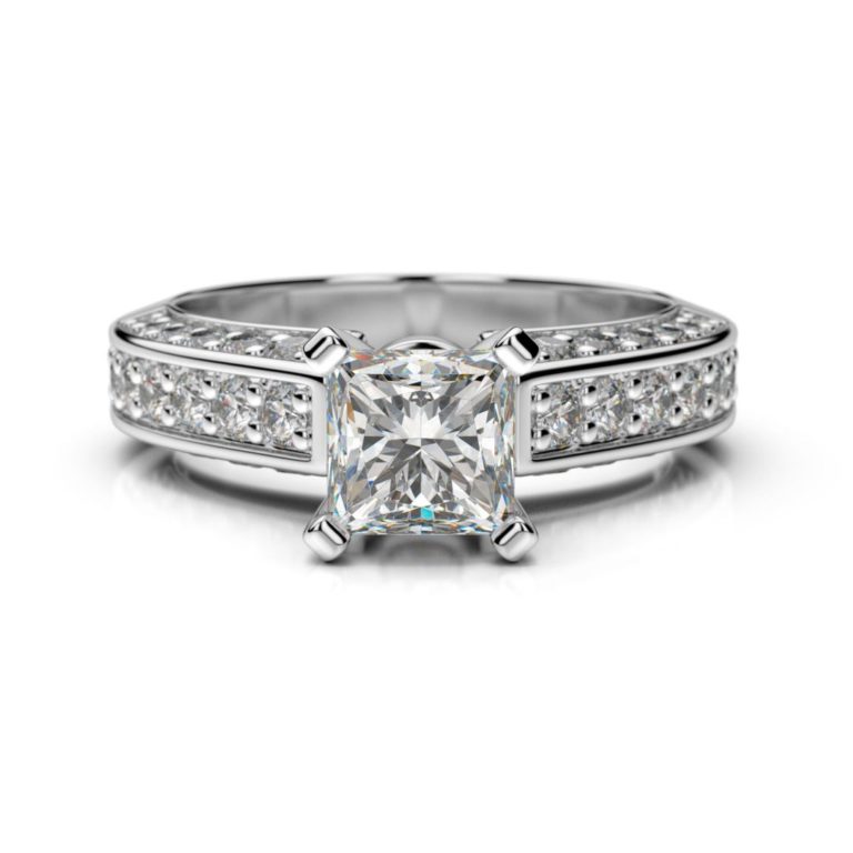 Zásnubný prsteň s diamantom Gemma Princess
