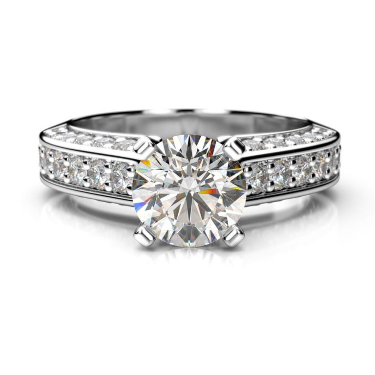 Diamantový prsteň Gemma Round