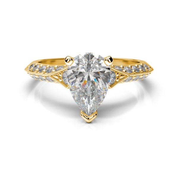 Diamantový zásnubný prsteň Nais Pear