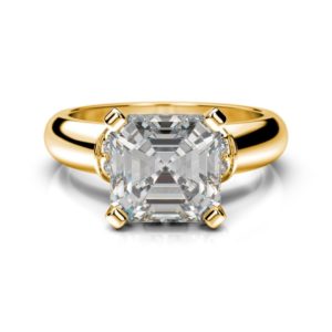 Zásnubný prsteň s diamantom Adele Asscher