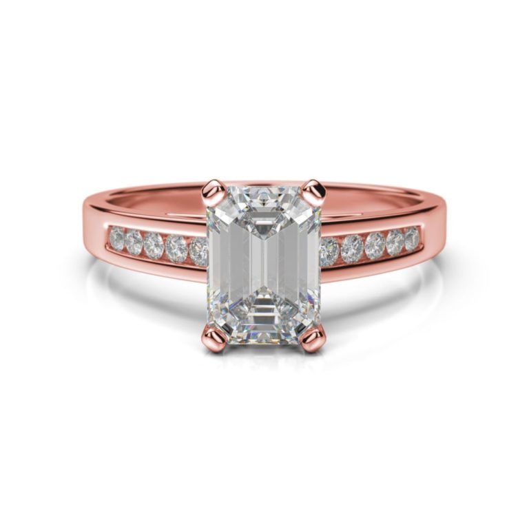 Zásnubný prsteň s diamantom Avior Emerald