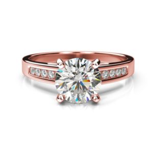 Diamantový zásnubný prsteň Avior Round