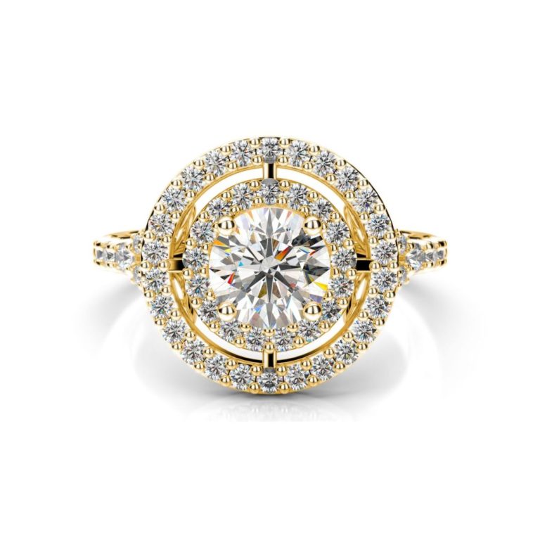 Diamantový zásnubný prsteň Liora Round