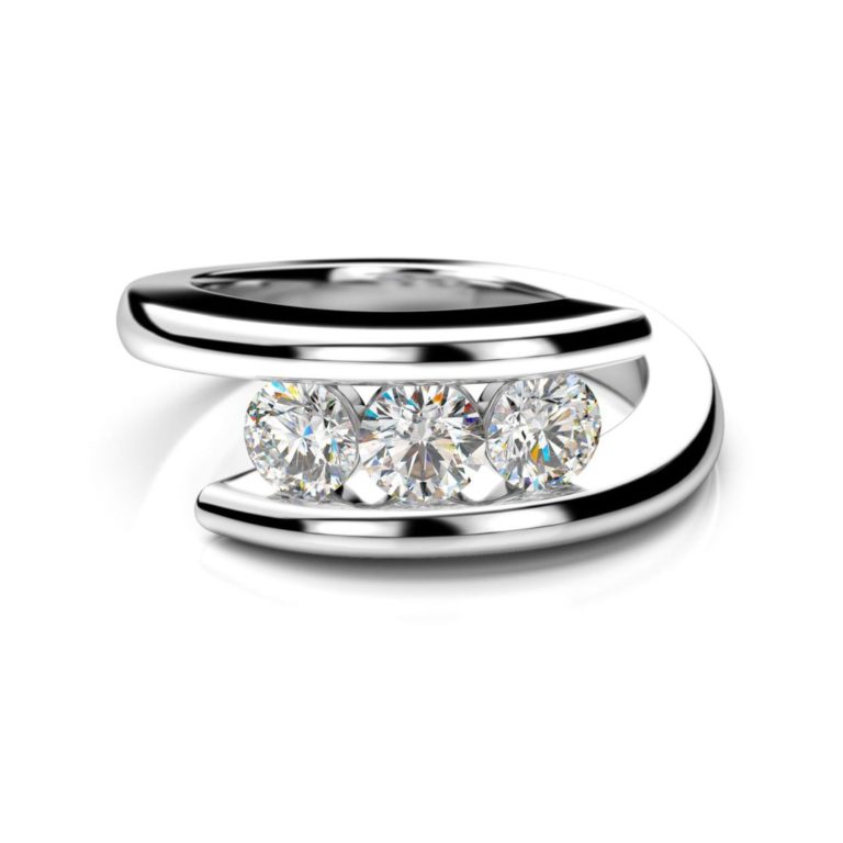 Zásnubný prsteň s diamantom Neria Round