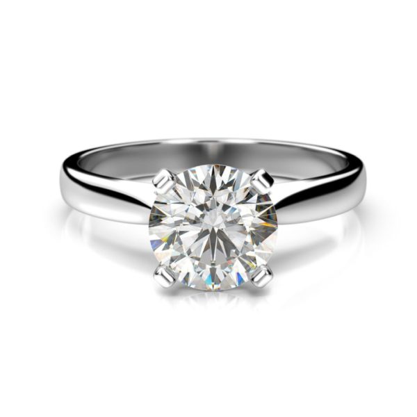 Zásnubný prsteň s diamantom Lyra Round